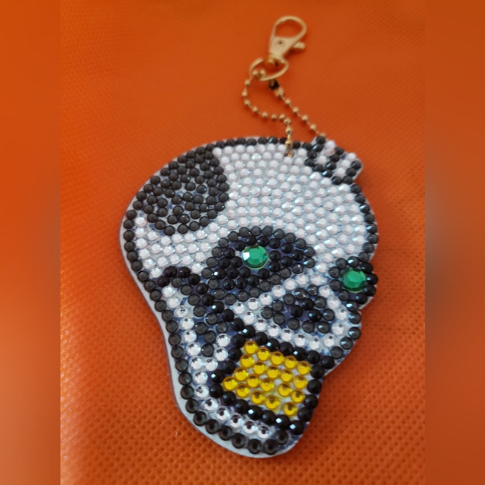 Crystal Day Of The Dead Keychain